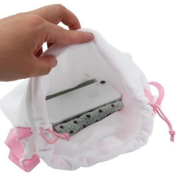 San-x Sumikko Gurashi Large Plush Toy Pouch Drawstring Pouch Polar Bear - Picture 2 of 8